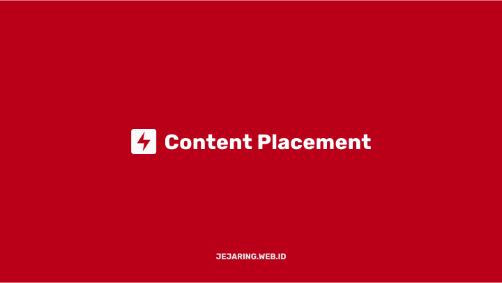 content placement jejaring
